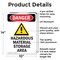 Signmission GHS Hazardous Material Danger Sign, Aluminum, 10in W x 14in L, 2PK OS-2PACK-DS-A-1014-V-2024 - alternate 7